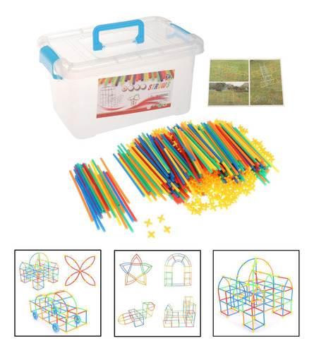 300/400/500/600 Piezas Kit De Construcción 600 Piezas