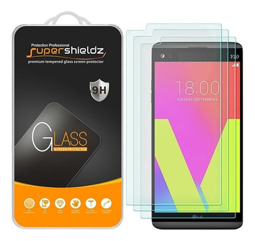 3pack Supershieldz Para LG V20 Protector De