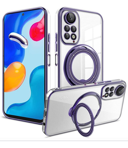 Funda Colors Para Xiaomi Con Soporte + Cristal Templado