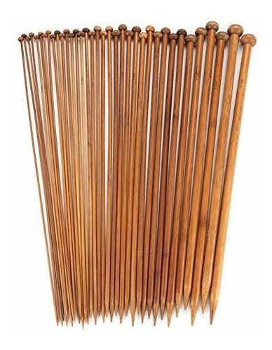 Knitting Needle Set Durable Effective Lightweight Wooden