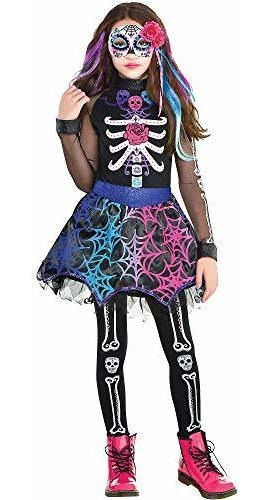 Día De Las Niñas Del Traje Muerto Xl 14 16 3 Pcs Mult...