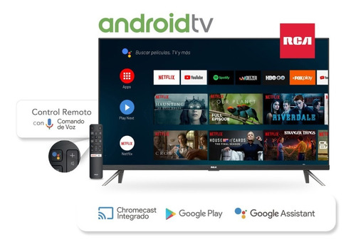 Imagen 2 de 2 de Smart Tv Rca 42 Android Tv And42y Hdr Techcel Envío Full
