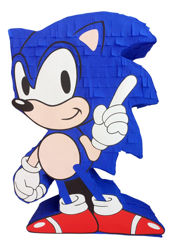 Piñata Sonic Cumpleaños