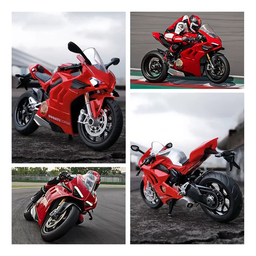 Mz Coleção De Balanças De Motocicleta De Brinquedo V4s Com