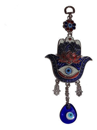 Colgante Mano De Hamsa Amuleto De Protección Ojo Turco Casa