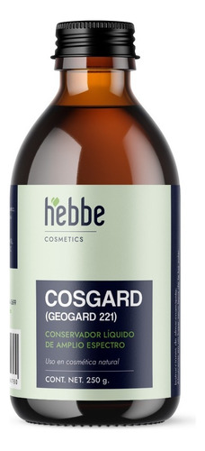 Cosgard Geogard 221 Conservador Natural Cosméticos Bio 250ml Tipo de piel Sensible