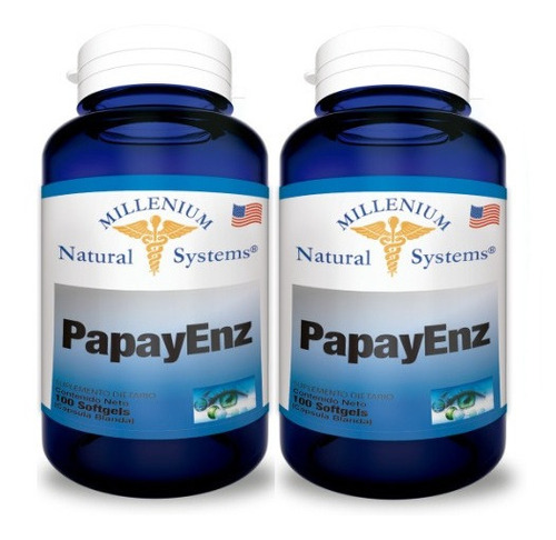 X2 Papayenz X 100 Tab Natural S - Unidad a $960