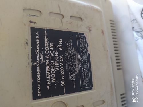 Tv Semp Toshiba Color 10 Tvc-100 C.remoto