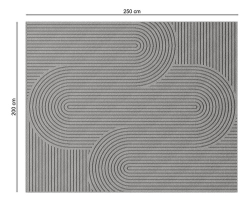 Tapete 200x250cm Zen Cabecasa Madeiramadeira Wt