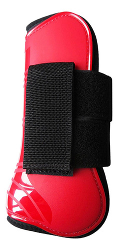 Pu Botas De Tendón Ajustables Ligeras Protectoras Xl Rojo