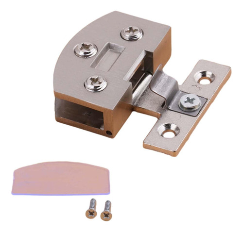 De Puerta De Vidrio, Accesorios De Para Gabinete, Clip Plata