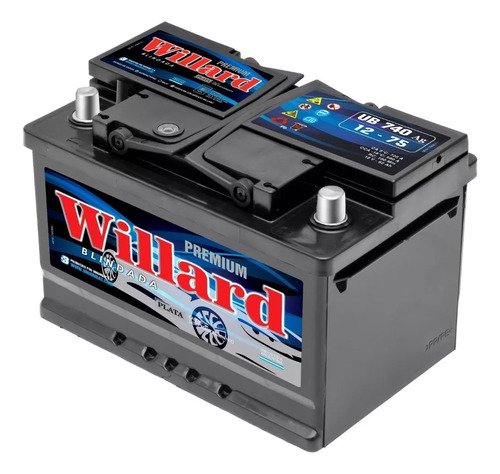Bateria Willard Unionbat Ub 740 12x75 Izq Instalación Gratis