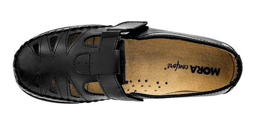 Zapato Confort Mora 156316 Para Mujer Talla 22-26 Negro E2
