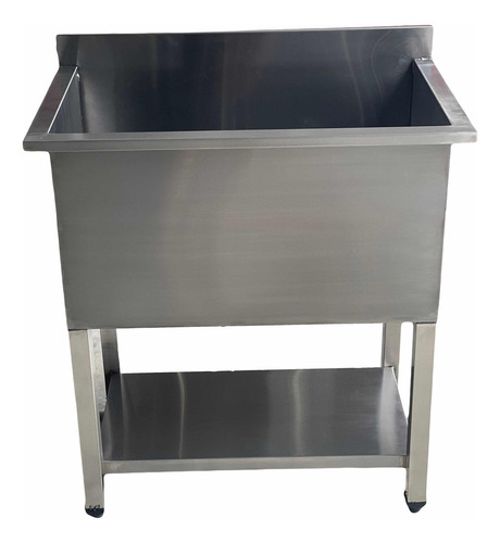 Pia Tanque 800x500x880mm Aço Inox