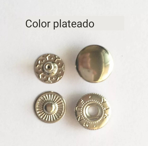 Broche Metálico De Presión Uso Textil Marroquineria 