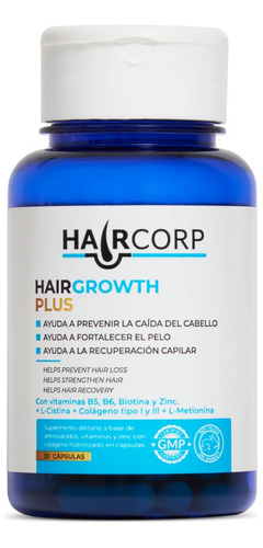 Hairgrowth Plus 30 Comp. Anticaida Y Crecimiento Del Cabello