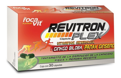 Revitron Plex/ Vitaminas, Ginko Biloba / C/30 Caps Gelpharma