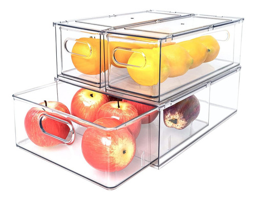 Like You 3pack Clear Bin Bin Organizador De Refrigerador Api