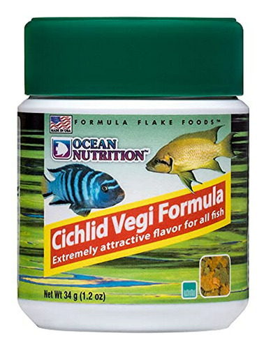 Comida Para Peces - Ocean Nutrition Cichlid Veg Flake Alimen
