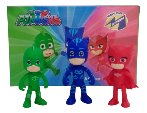Muñecos Heroes En Pijamas Pjmasks X 3 , Regalo Juguetes!