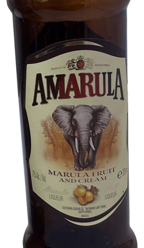 Amarula Botella Licor Naranja Antigua X 375 Ml Vacia 2014 (Usado)