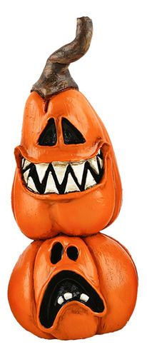 2 Estatuilla De Resina De Halloween, Adornos Calabaza