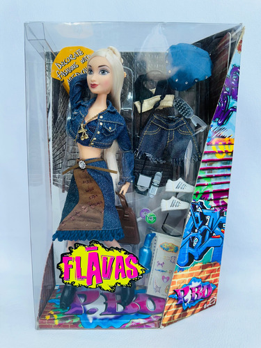 Flavas Muñeca P.bo Rubia Mattel Barbie (Usado)