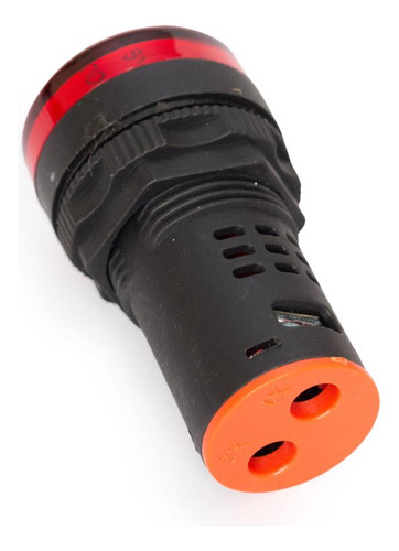 Voltímetro Digital Ac 12-500v 22mm Vermelho Lkkn52 Lukma