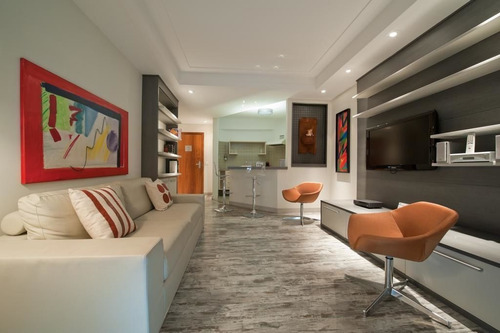 Imagem 7 de 15 de Flat Em Alphaville Fora Do Pool Para Moradia Ou Investimento. - Sf31719