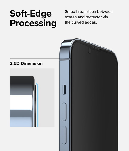 Imagen 7 de 9 de Vidrio Templado Privacy Para iPhone 14 Plus 6.7 Ringke Spy