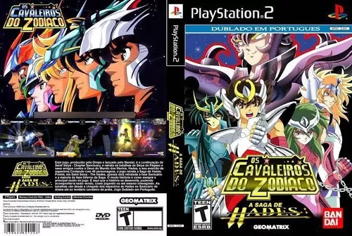 Os Cavaleiros do Zodíaco (PS2) - ZERADO e DUBLADO - Saga do Santuário de  Saint Seiya do PS2 