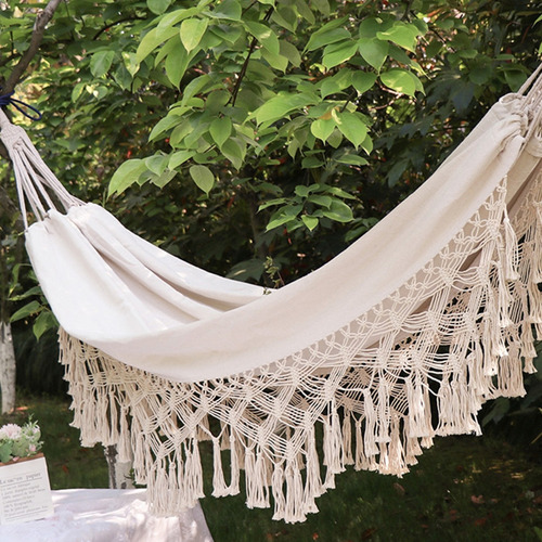 Hamaca, Patio, Playa, Dormitorio, Patio, Para Macramé, Doble