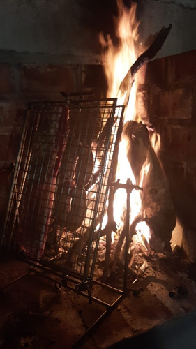 Imagen 9 de 10 de Parrilla Portatil Asador Libro Mantera Fogon Small 35x50cm