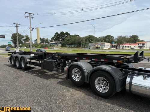 Carreta Facchini Porta Container 12 Pinos Único Dono 2024