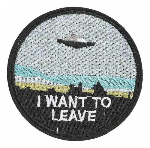 Parches Bordados I Want To Believe