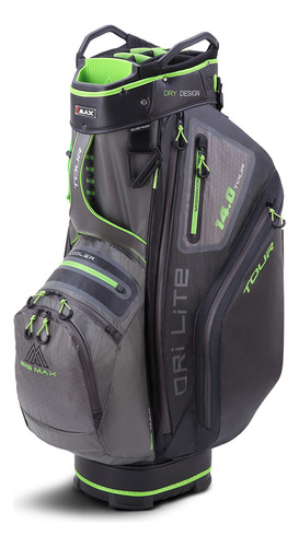 Bolsa De Golf Big Max Dri Lite Tour 100% Impermeable Color Gris/lima