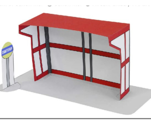 Super Maquete Cidade Completa De Papel Escolar Diorama 7