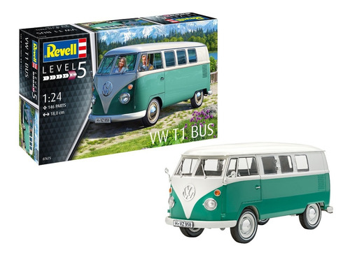 Combi Volkswagen T1 Bus Combi By Revell 7675 1/24