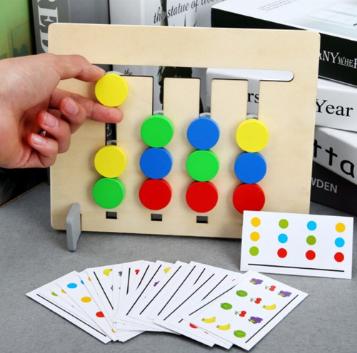 Colorful Fruit Double-sided Matching Game Toy