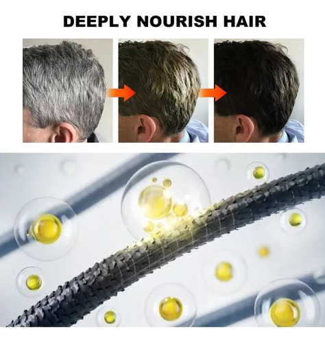 2 Barras De Shampoo Para Escurecer Cabelos Grisalhos E Puros