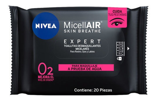 Toallitas Desmaquillantes Nivea Micellair Expert 20 U