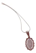 Comprar Medalla Dije Vírgen De Guadalupe Acero Quirúrgico + Cadena 