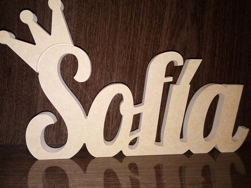 Imagen 6 de 8 de Tony - Letras En Madera Para Decoración Mesa De Torta