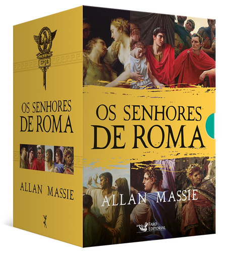 Box – Os Senhores de Roma, de Massie, Alan. Editora Faro Editorial Eireli, capa mole em português, 2021