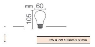 Imagen 3 de 6 de Pack X 10 Lámparas Led Osram 5w=40w Luz Fría/dia Por E631