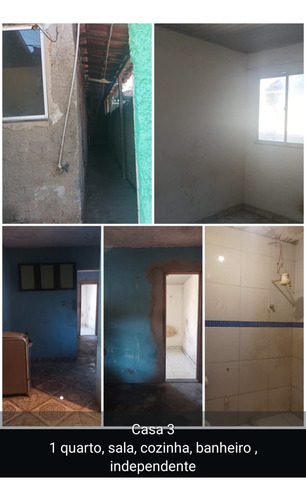 Vendo 3 Casas Com Garagem Para 2 Carros E Área De Serviço