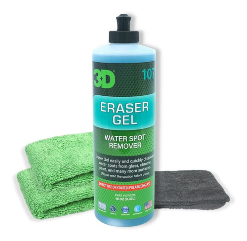 3d Kit Removedor Mancha Agua Dura Gel Borrador Almohadilla