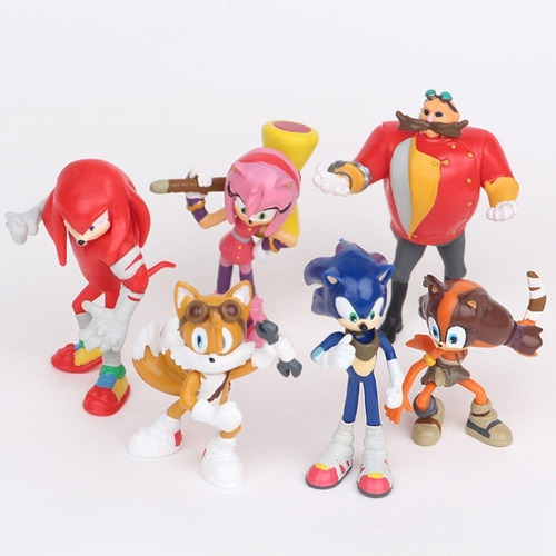 Juego De 6 Minijuegos Super Sonic Boom Tails Robotnik Knuckl