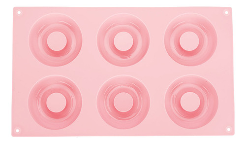 Molde Para Hornear Rosquillas De Silicona Con 6 Cavidades