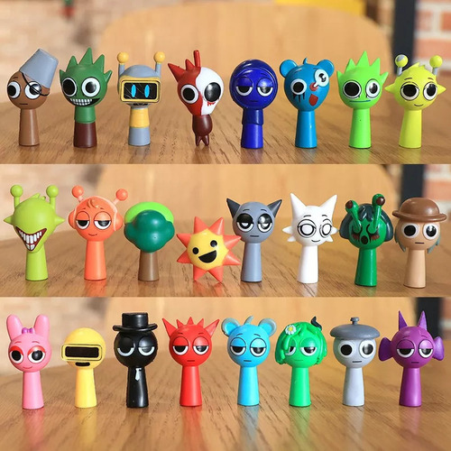 . Colección De Juguetes Incredibox Sprunki En 12 Piezas